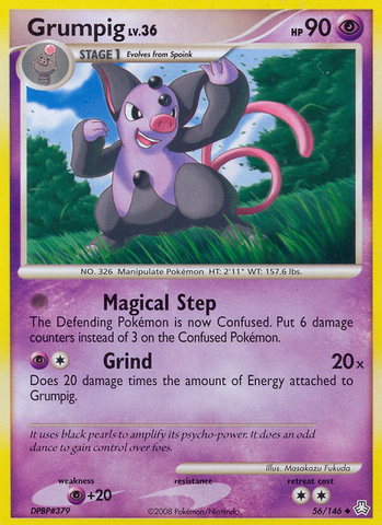 Grumpig (56/146) [Diamond & Pearl: Legends Awakened] - The Mythic Store | 24h Order Processing
