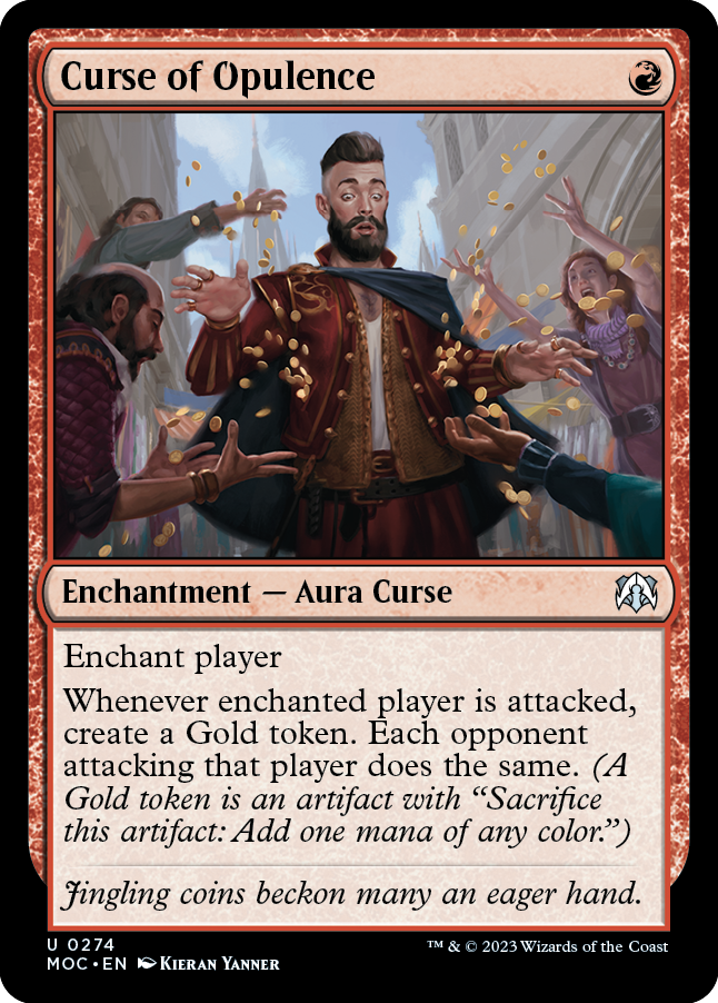 Curse of Opulence [March of the Machine Commander] - The Mythic Store | 24h Order Processing