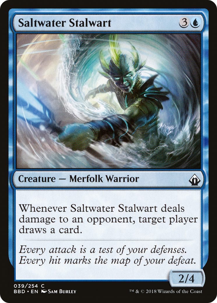 Saltwater Stalwart [Battlebond] - The Mythic Store | 24h Order Processing