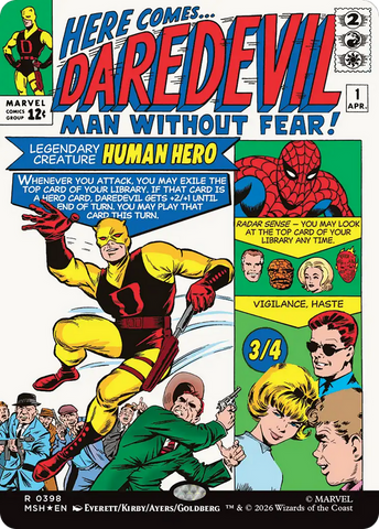 Daredevil, Man Without Fear (Borderless) (0398) [Marvel Super Heroes] - The Mythic Store | 24h Order Processing