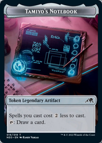 Tamiyo's Notebook Token [Kamigawa: Neon Dynasty Tokens] - The Mythic Store | 24h Order Processing