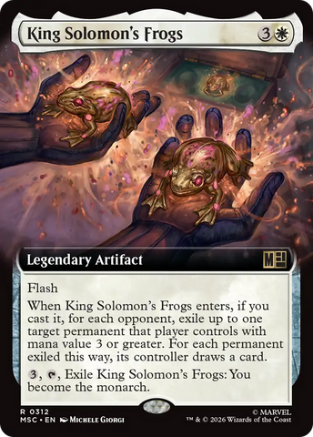 King Solomon's Frogs (Extended Art) [Marvel Super Heroes Commander] - The Mythic Store | 24h Order Processing