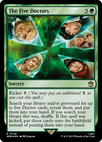 The Five Doctors (Surge Foil) [Doctor Who] - The Mythic Store | 24h Order Processing