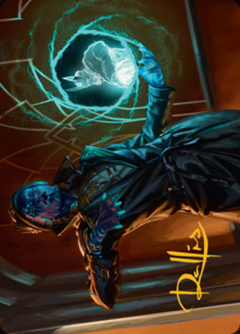 Kamiz, Obscura Oculus Art Card (Gold-Stamped Signature) [Streets of New Capenna Art Series] - The Mythic Store | 24h Order Processing