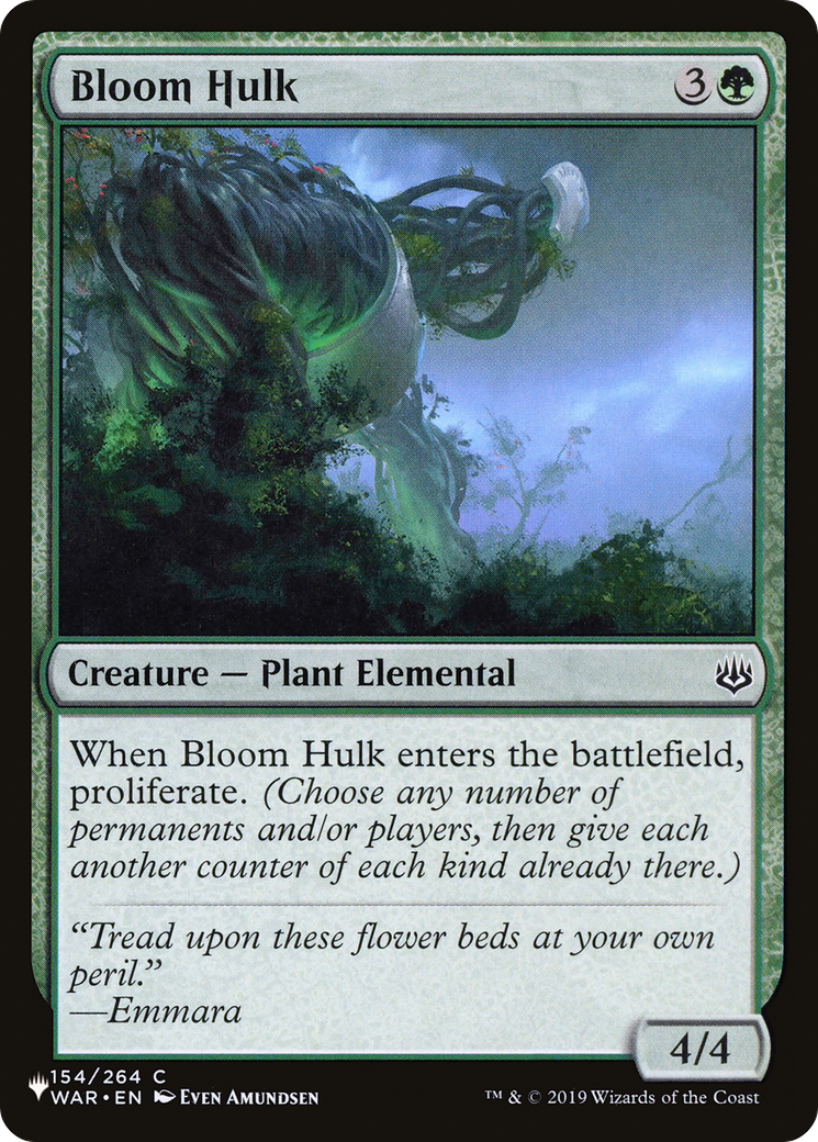 Bloom Hulk [The List Reprints] - The Mythic Store | 24h Order Processing