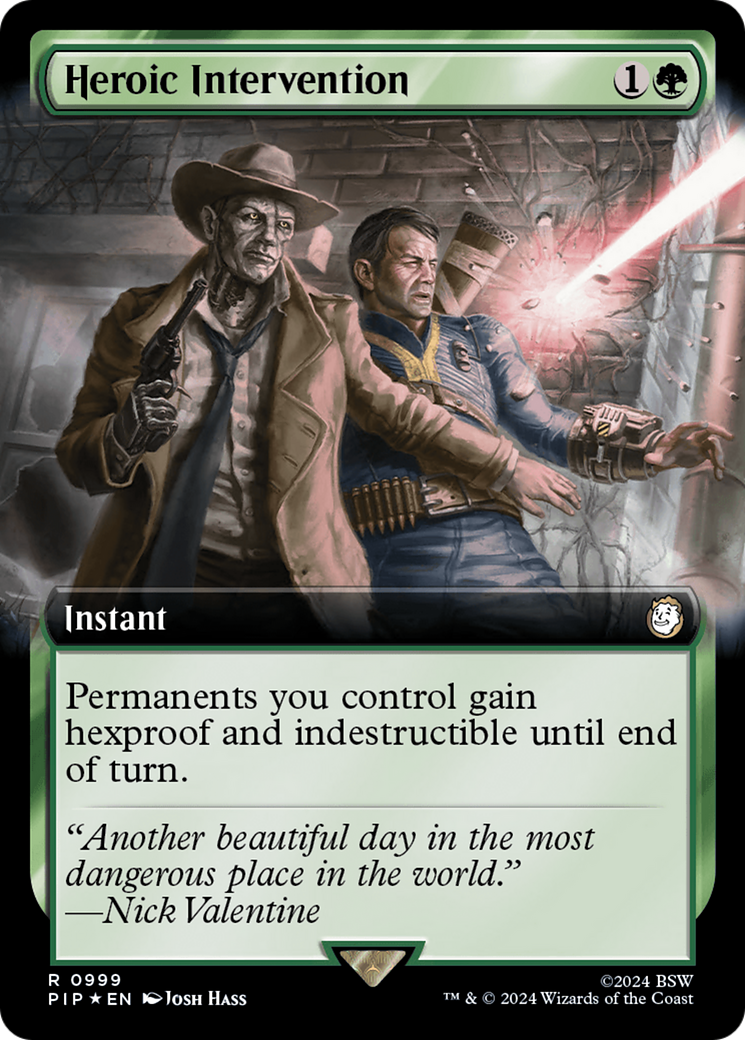 Heroic Intervention (Extended Art) (Surge Foil) [Fallout] - The Mythic Store | 24h Order Processing