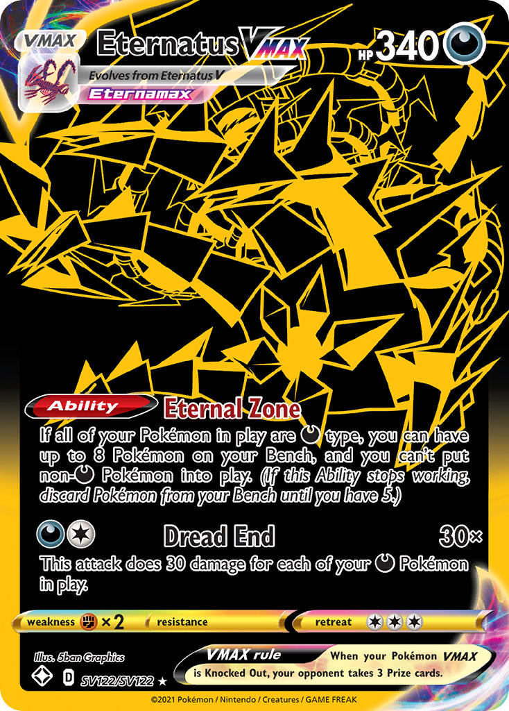 Eternatus VMAX (SV122/SV122) [Sword & Shield: Shining Fates] - The Mythic Store | 24h Order Processing