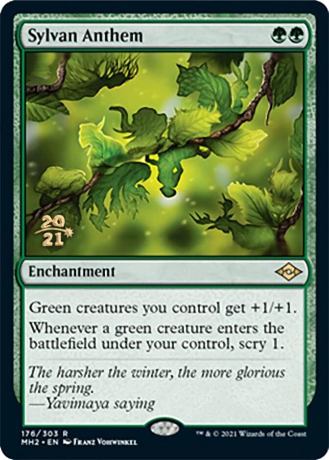 Sylvan Anthem [Modern Horizons 2 Prerelease Promos] - The Mythic Store | 24h Order Processing