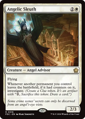 Angelic Sleuth [Foundations Commander] - The Mythic Store | 24h Order Processing