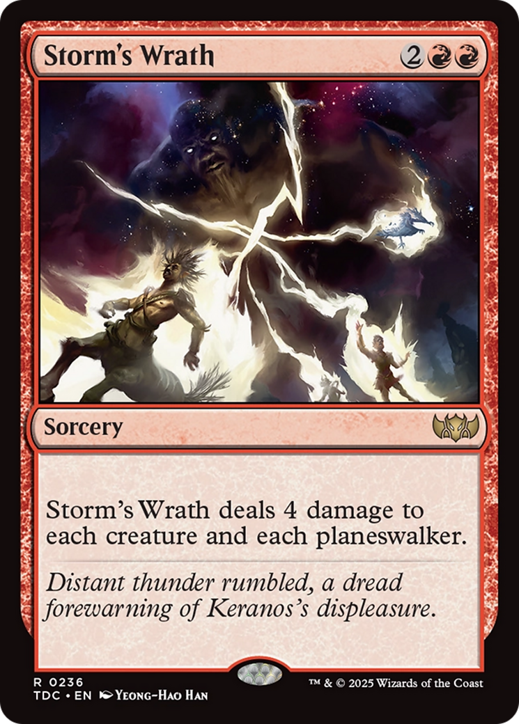 Storm's Wrath [Tarkir: Dragonstorm Commander] - The Mythic Store | 24h Order Processing