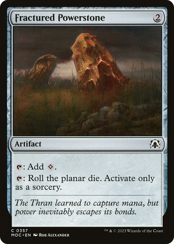 Fractured Powerstone [March of the Machine Commander] - The Mythic Store | 24h Order Processing