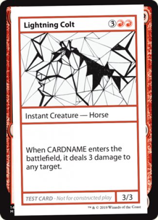 Lightning Colt (2021 Edition) [Mystery Booster Playtest Cards] - The Mythic Store | 24h Order Processing