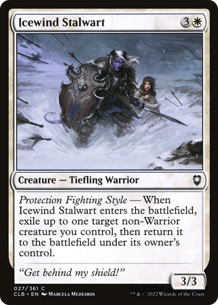Icewind Stalwart [Commander Legends: Battle for Baldur's Gate] - The Mythic Store | 24h Order Processing