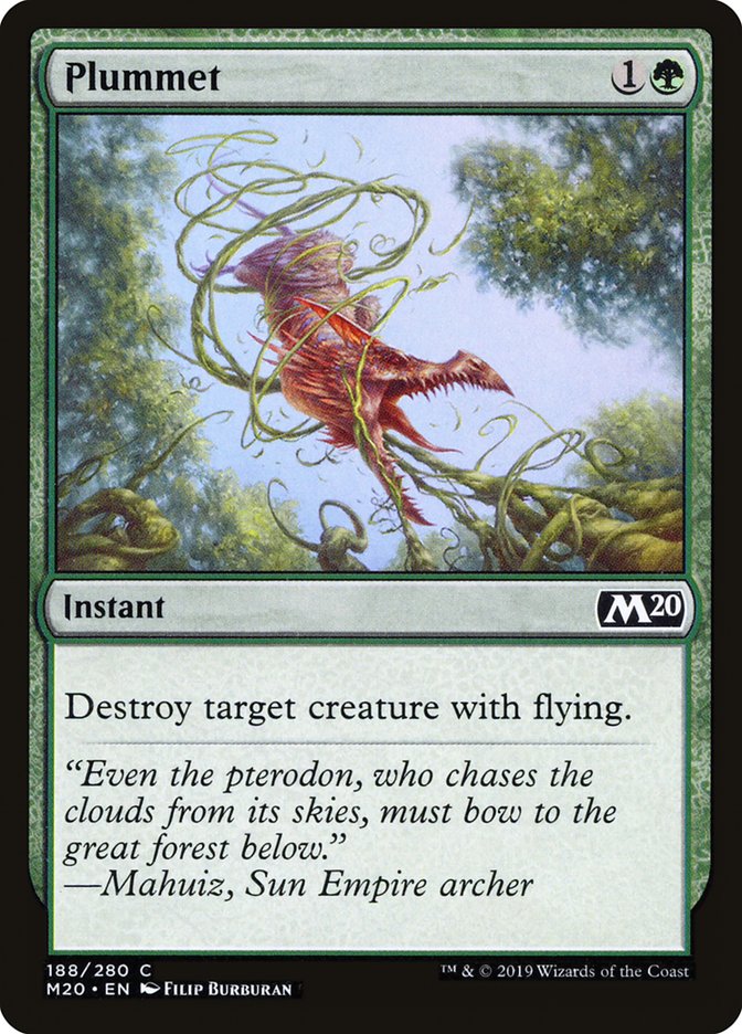 Plummet [Core Set 2020] - The Mythic Store | 24h Order Processing