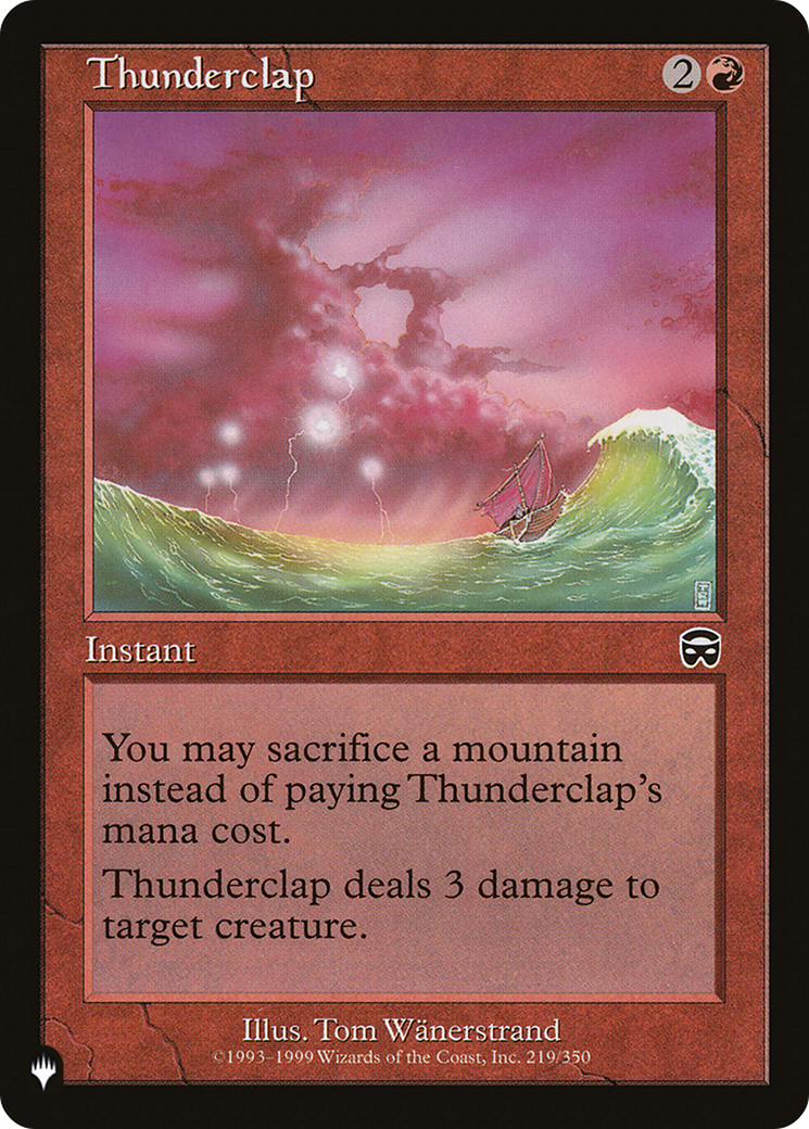 Thunderclap [The List Reprints] - The Mythic Store | 24h Order Processing