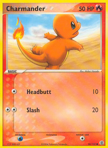 Charmander (58/112) [EX: FireRed & LeafGreen] - The Mythic Store | 24h Order Processing