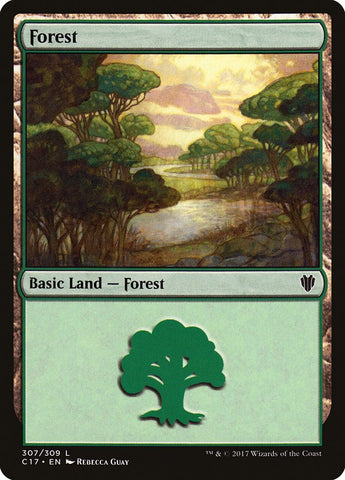 Forest (307) [Commander 2017] - The Mythic Store | 24h Order Processing