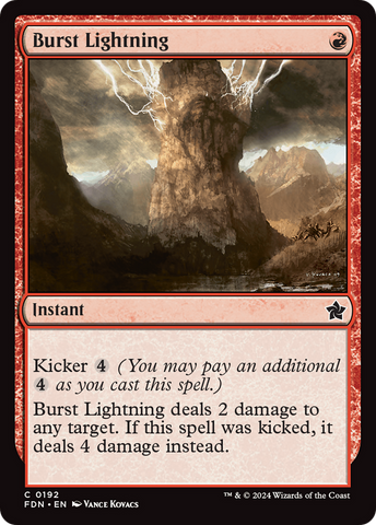 Burst Lightning [Foundations] - The Mythic Store | 24h Order Processing
