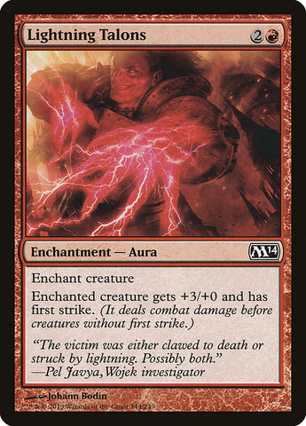 Lightning Talons [Magic 2014] - The Mythic Store | 24h Order Processing