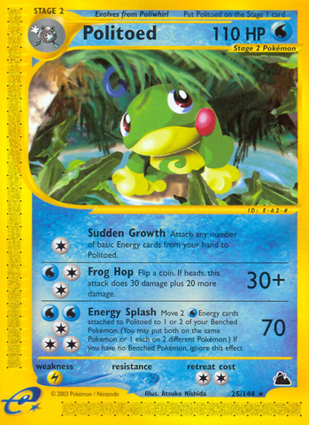 Politoed (25/144) [Skyridge] - The Mythic Store | 24h Order Processing