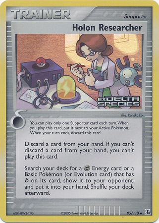 Holon Researcher (95/113) (Stamped) [EX: Delta Species] - The Mythic Store | 24h Order Processing