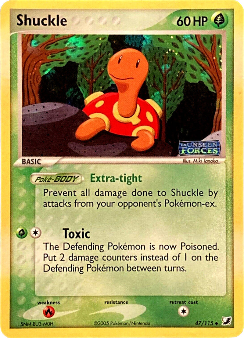 Shuckle (47/115) (Stamped) [EX: Unseen Forces] - The Mythic Store | 24h Order Processing