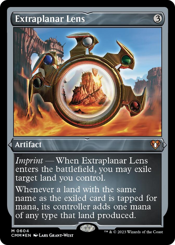 Extraplanar Lens (Foil Etched) [Commander Masters] - The Mythic Store | 24h Order Processing