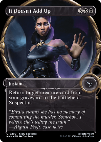 It Doesn't Add Up (Showcase) [Murders at Karlov Manor] - The Mythic Store | 24h Order Processing