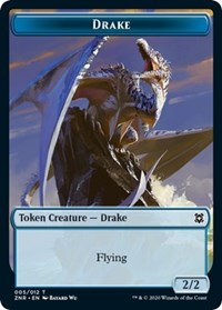 Drake // Insect Double-Sided Token [Zendikar Rising Tokens] - The Mythic Store | 24h Order Processing