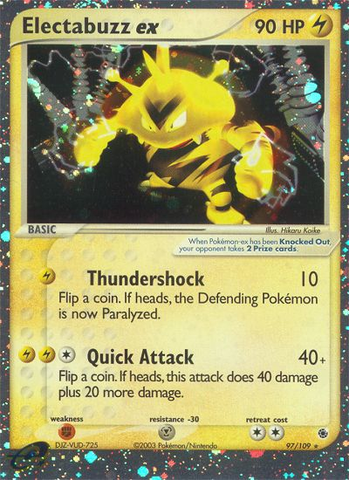 Electabuzz ex (97/109) [EX: Ruby & Sapphire] - The Mythic Store | 24h Order Processing