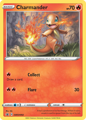 Charmander (SWSH092) [Sword & Shield: Black Star Promos] - The Mythic Store | 24h Order Processing