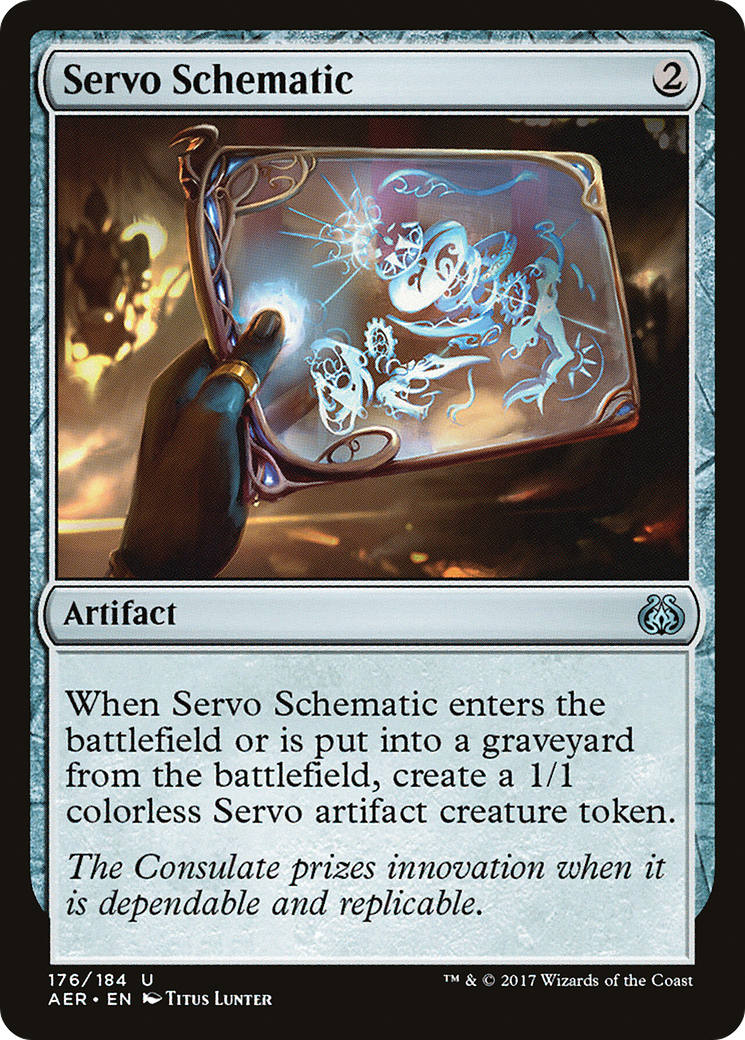 Servo Schematic [Aether Revolt] - The Mythic Store | 24h Order Processing