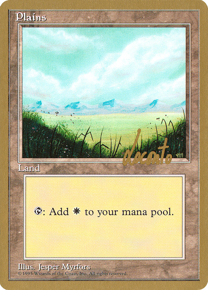 Plains (ml366) (Michael Loconto) [Pro Tour Collector Set] - The Mythic Store | 24h Order Processing