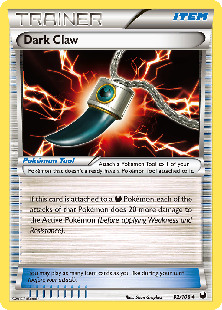 Dark Claw (92/108) [Black & White: Dark Explorers] - The Mythic Store | 24h Order Processing
