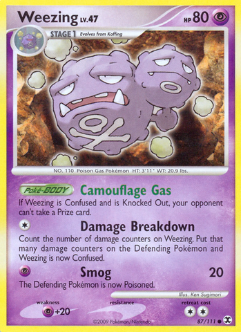 Weezing (87/111) [Platinum: Rising Rivals] - The Mythic Store | 24h Order Processing