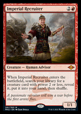 Imperial Recruiter (Foil Etched) [Modern Horizons 2] - The Mythic Store | 24h Order Processing