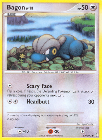 Bagon (53/100) [Diamond & Pearl: Stormfront] - The Mythic Store | 24h Order Processing
