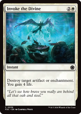 Invoke the Divine [Foundations Commander] - The Mythic Store | 24h Order Processing