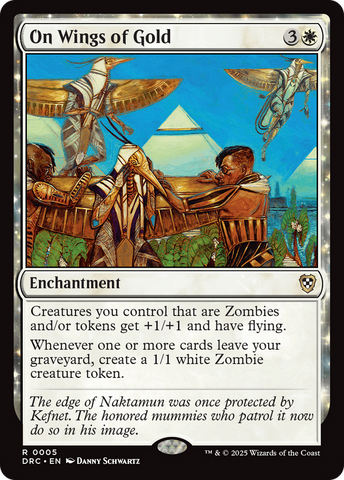 On Wings of Gold [Aetherdrift Commander] - The Mythic Store | 24h Order Processing