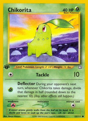 Chikorita (53/111) [Neo Genesis 1st Edition] - The Mythic Store | 24h Order Processing
