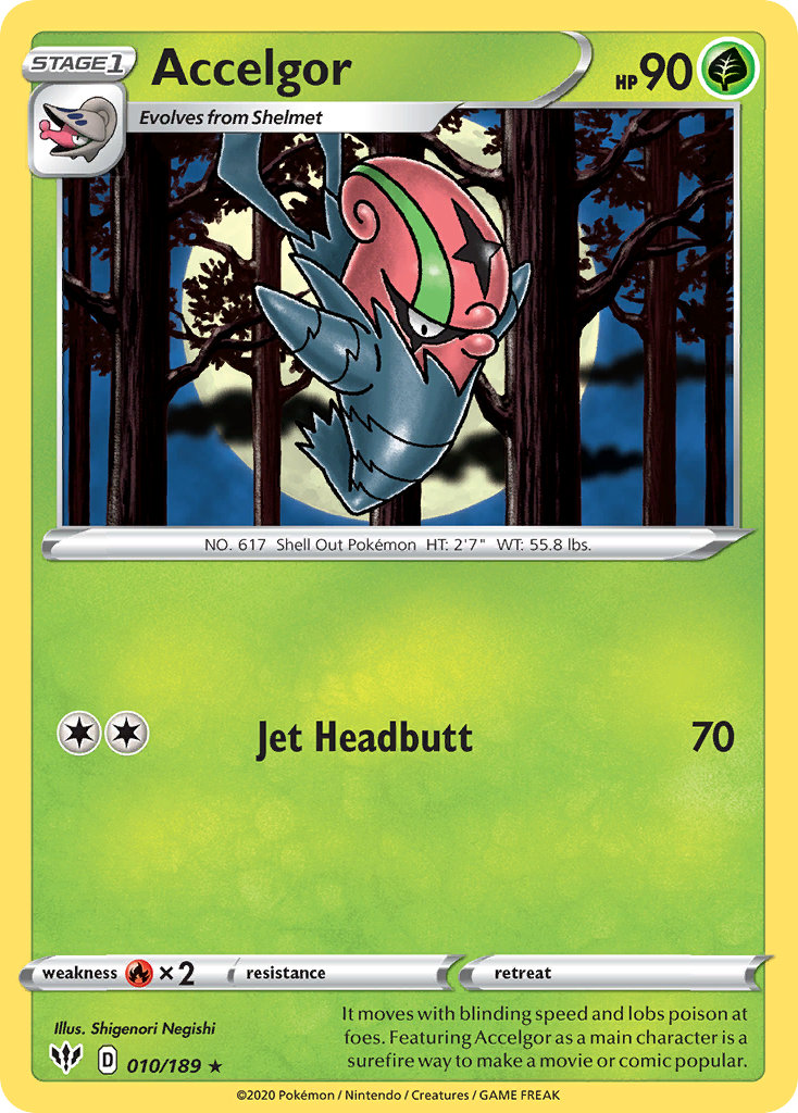 Accelgor (010/189) [Sword & Shield: Darkness Ablaze] - The Mythic Store | 24h Order Processing