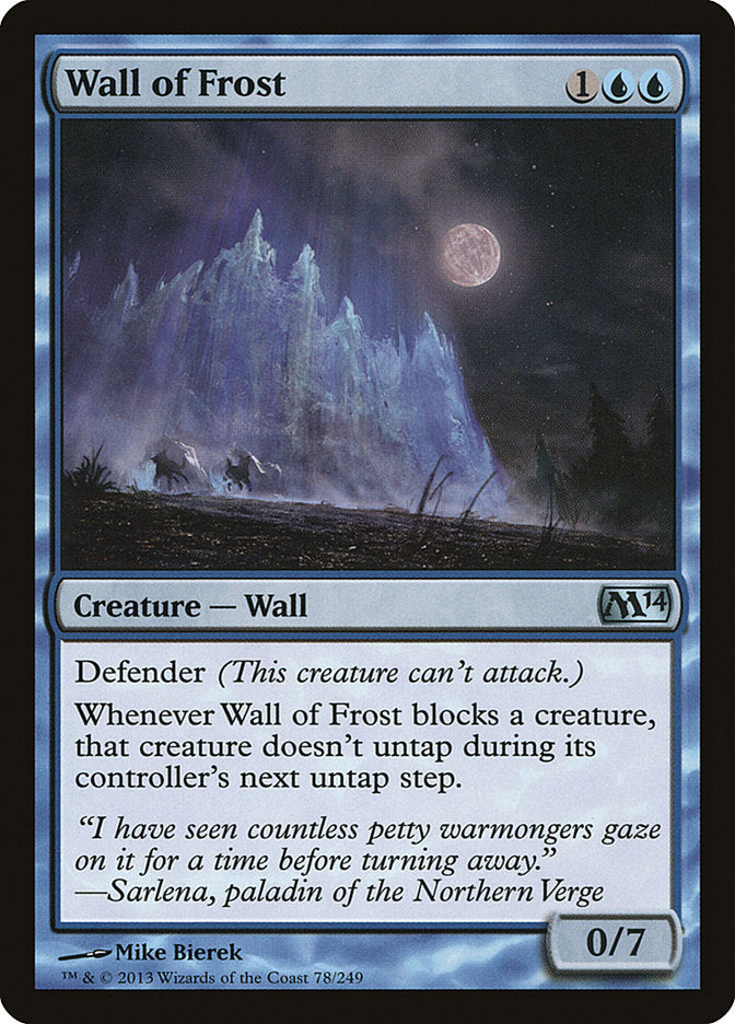 Wall of Frost [Magic 2014] - The Mythic Store | 24h Order Processing