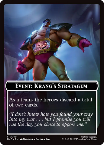 Event: Krang's Stratagem [Teenage Mutant Ninja Turtles Commander Tokens] - The Mythic Store | 24h Order Processing