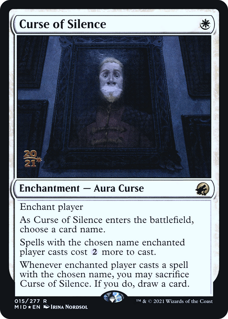 Curse of Silence [Innistrad: Midnight Hunt Prerelease Promos] - The Mythic Store | 24h Order Processing