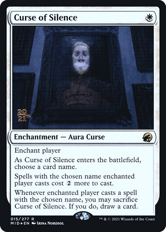 Curse of Silence [Innistrad: Midnight Hunt Prerelease Promos] - The Mythic Store | 24h Order Processing