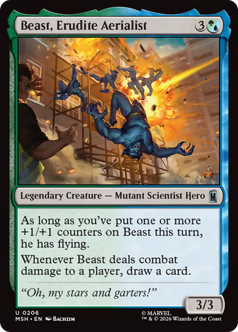 Beast, Erudite Aerialist [Marvel Super Heroes] - The Mythic Store | 24h Order Processing