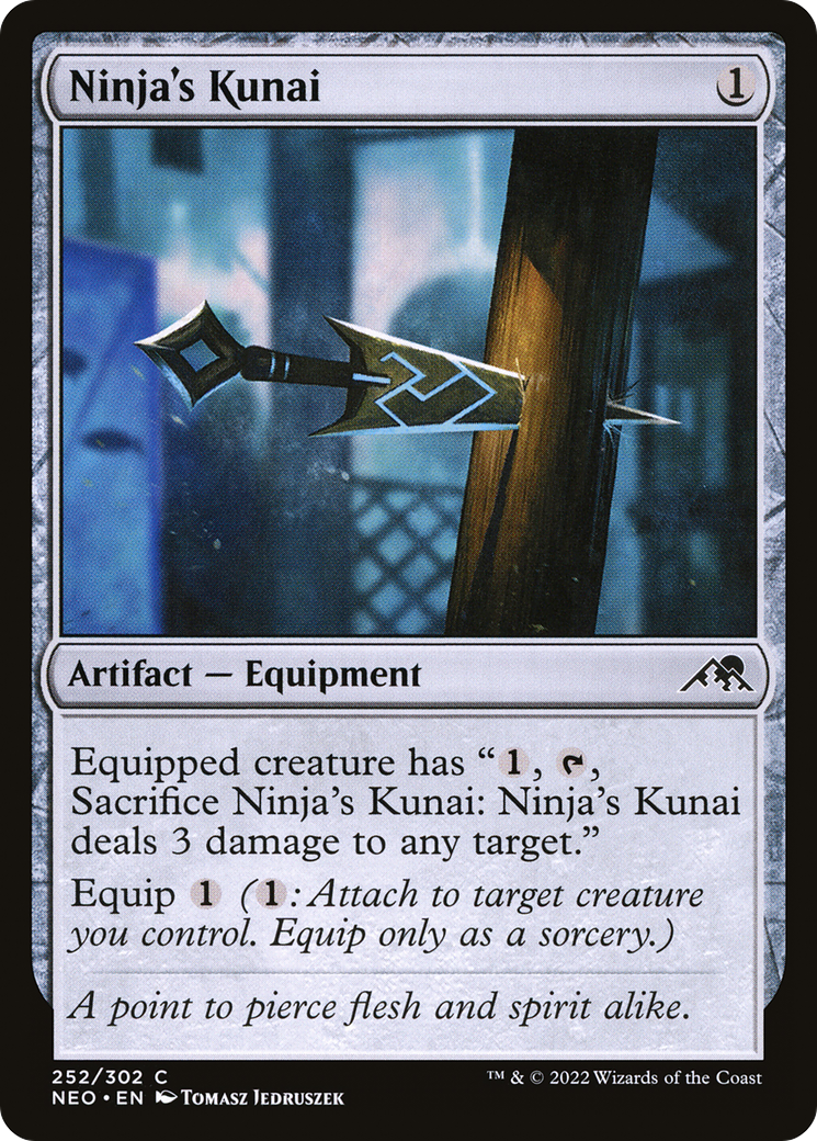 Ninja's Kunai [Kamigawa: Neon Dynasty] - The Mythic Store | 24h Order Processing