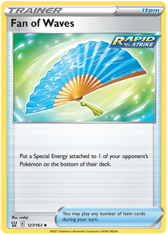 Fan of Waves (127/163) [Sword & Shield: Battle Styles] - The Mythic Store | 24h Order Processing