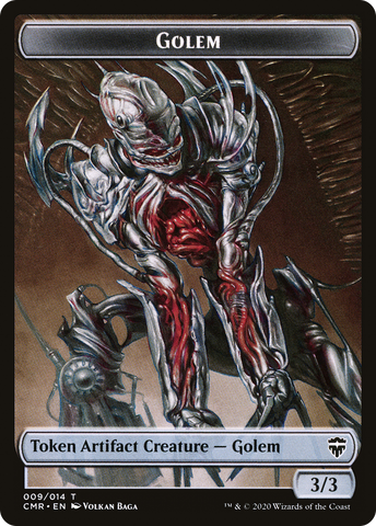 Golem Token [Commander Legends Tokens] - The Mythic Store | 24h Order Processing