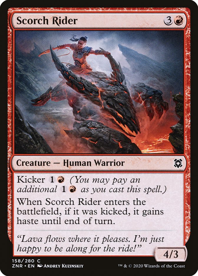 Scorch Rider [Zendikar Rising] - The Mythic Store | 24h Order Processing